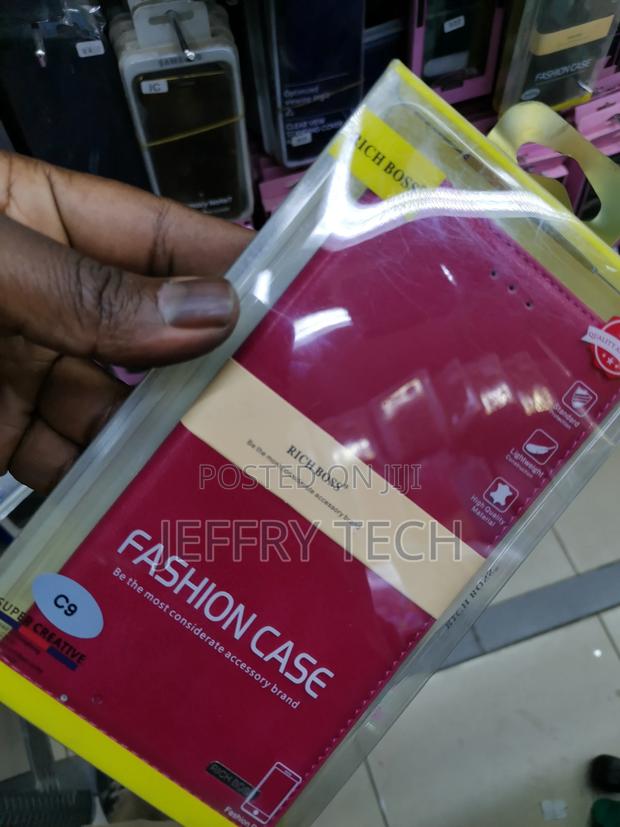 Universal Richboss Flip Case for Samsung C9-Pink - main view