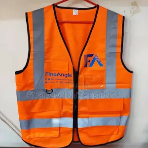Orange Zipped Reflector Jackets