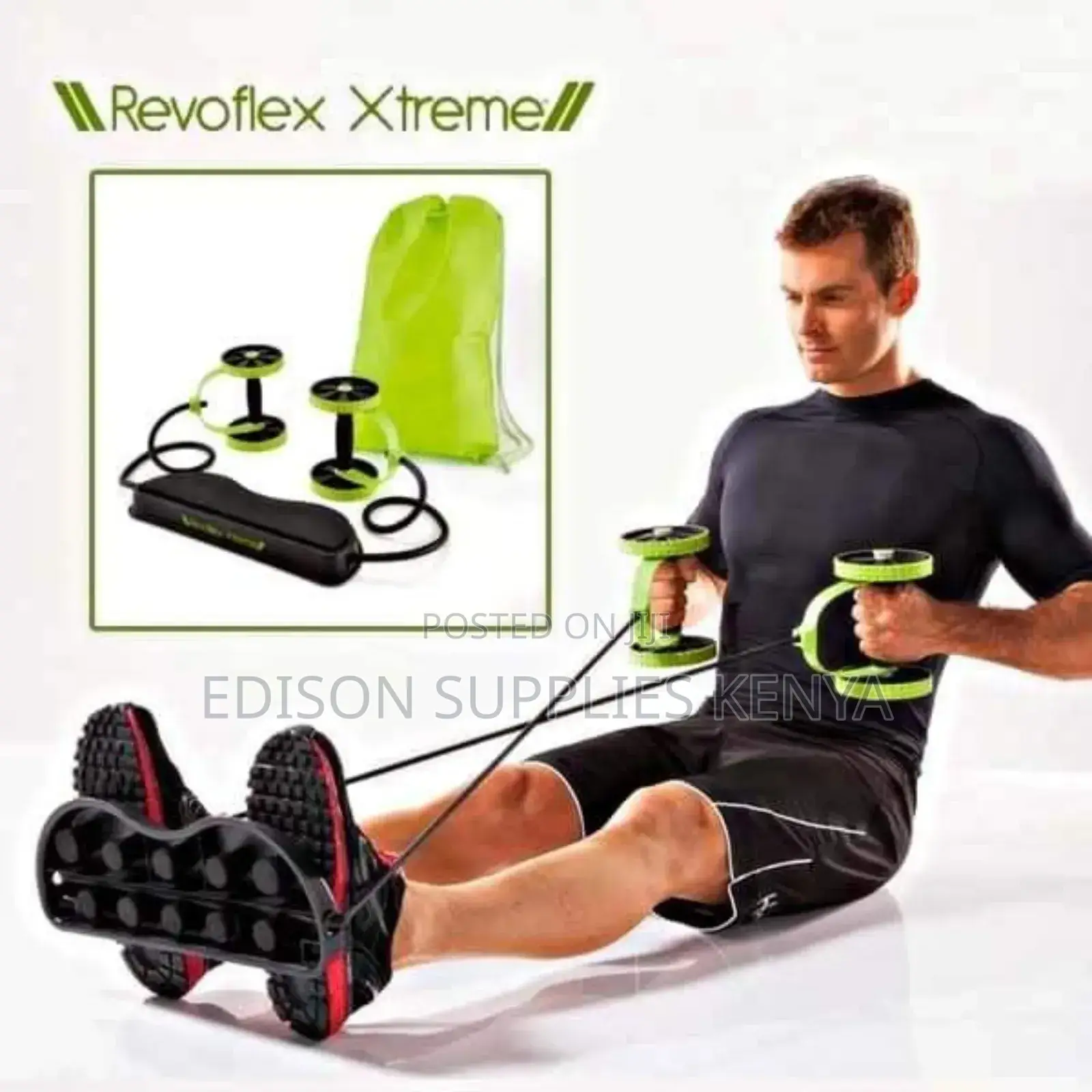 Revoflex Resistance Bands Workout Machine for Abs, Glutes