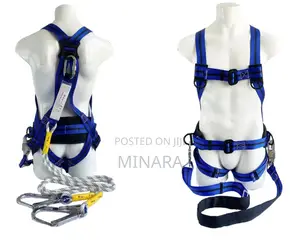 Full Body Safety Harness, Double Hook Lanyard