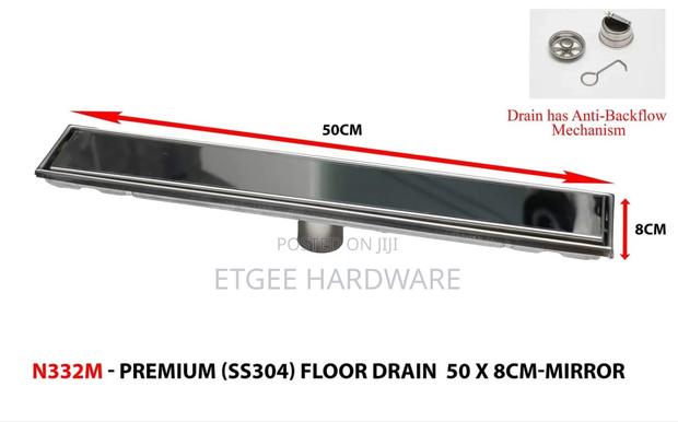 Floor Drain 50cm Silver - main view