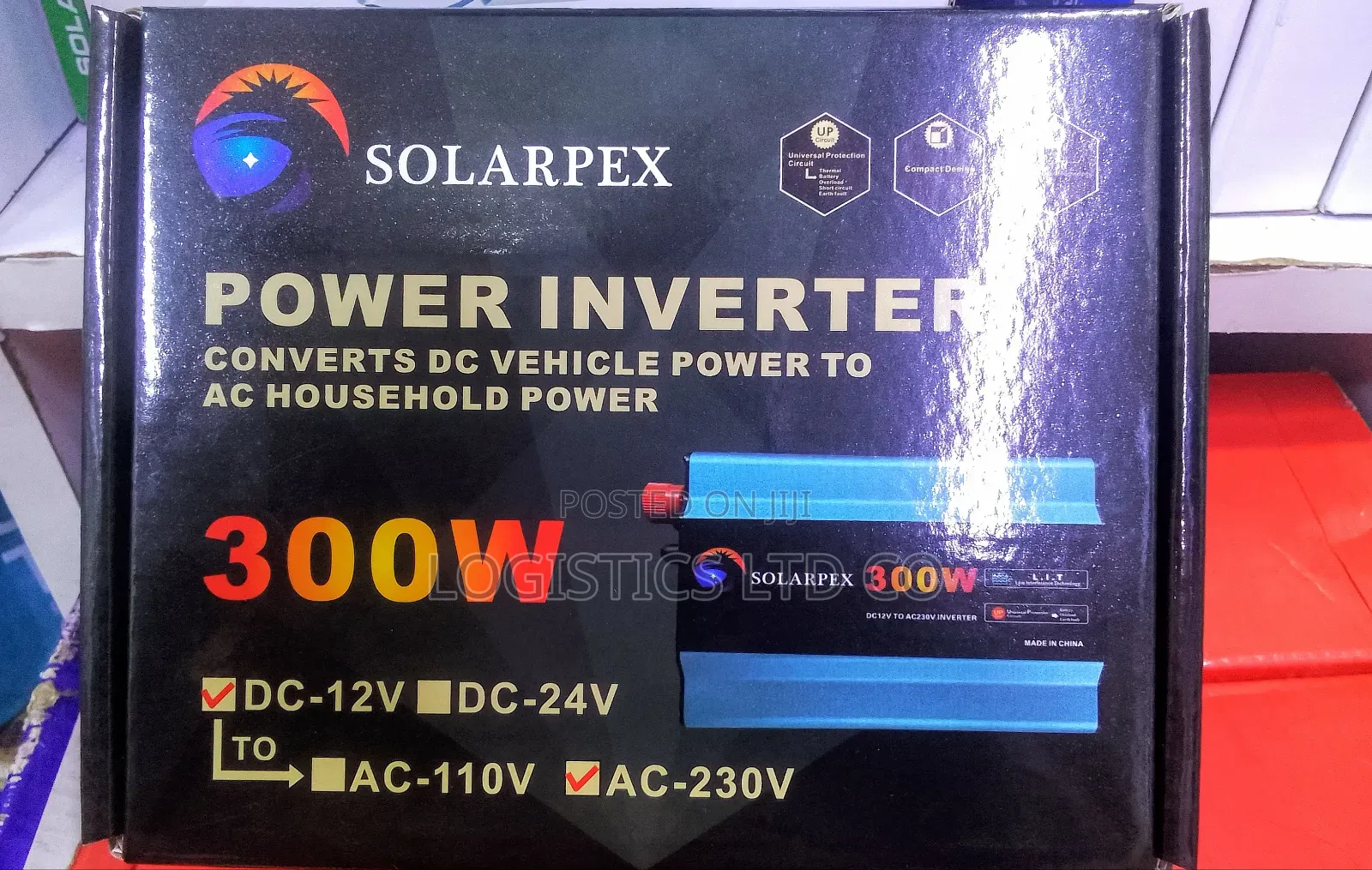 Solar Inverter 300 W 12v DC Input