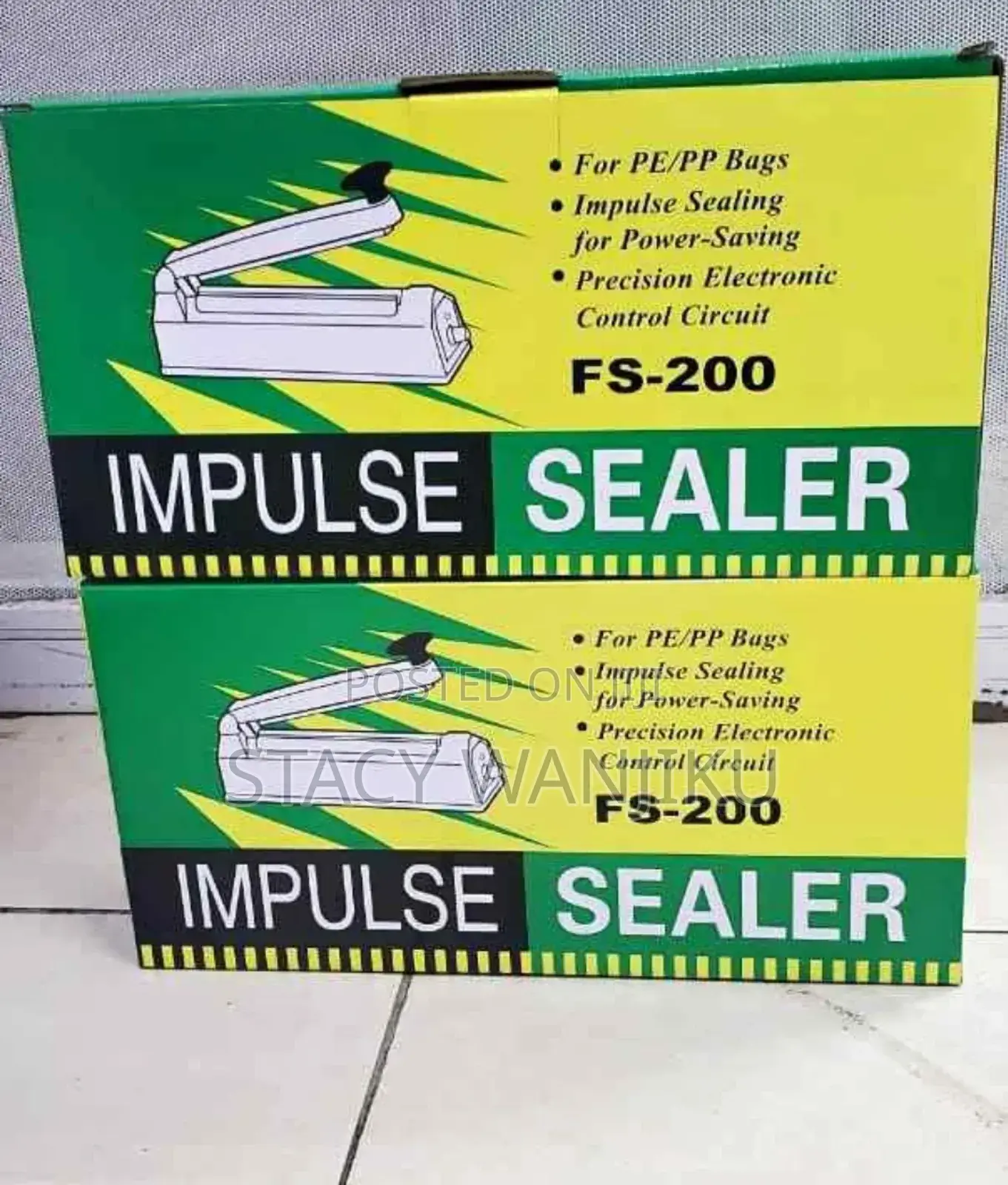 New Metal Impulse Sealer Machine/ Plastic Paper Sealer