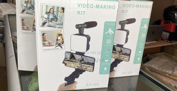 Vlogging Kit (Mic+Led Light+Tripod+Shutter) - main view