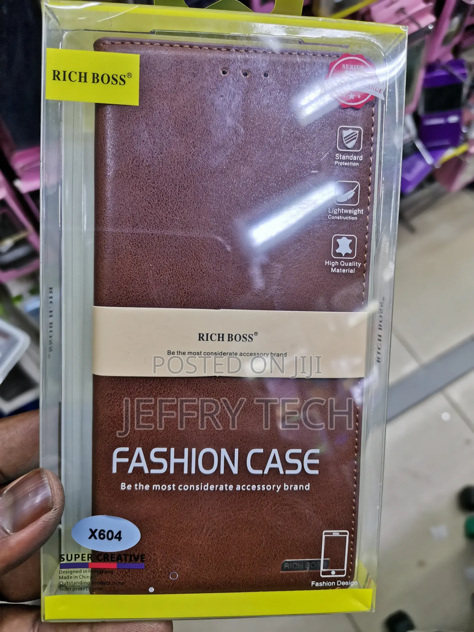 Universal Infinix Note 5 X604 Wallet Case-Brown
