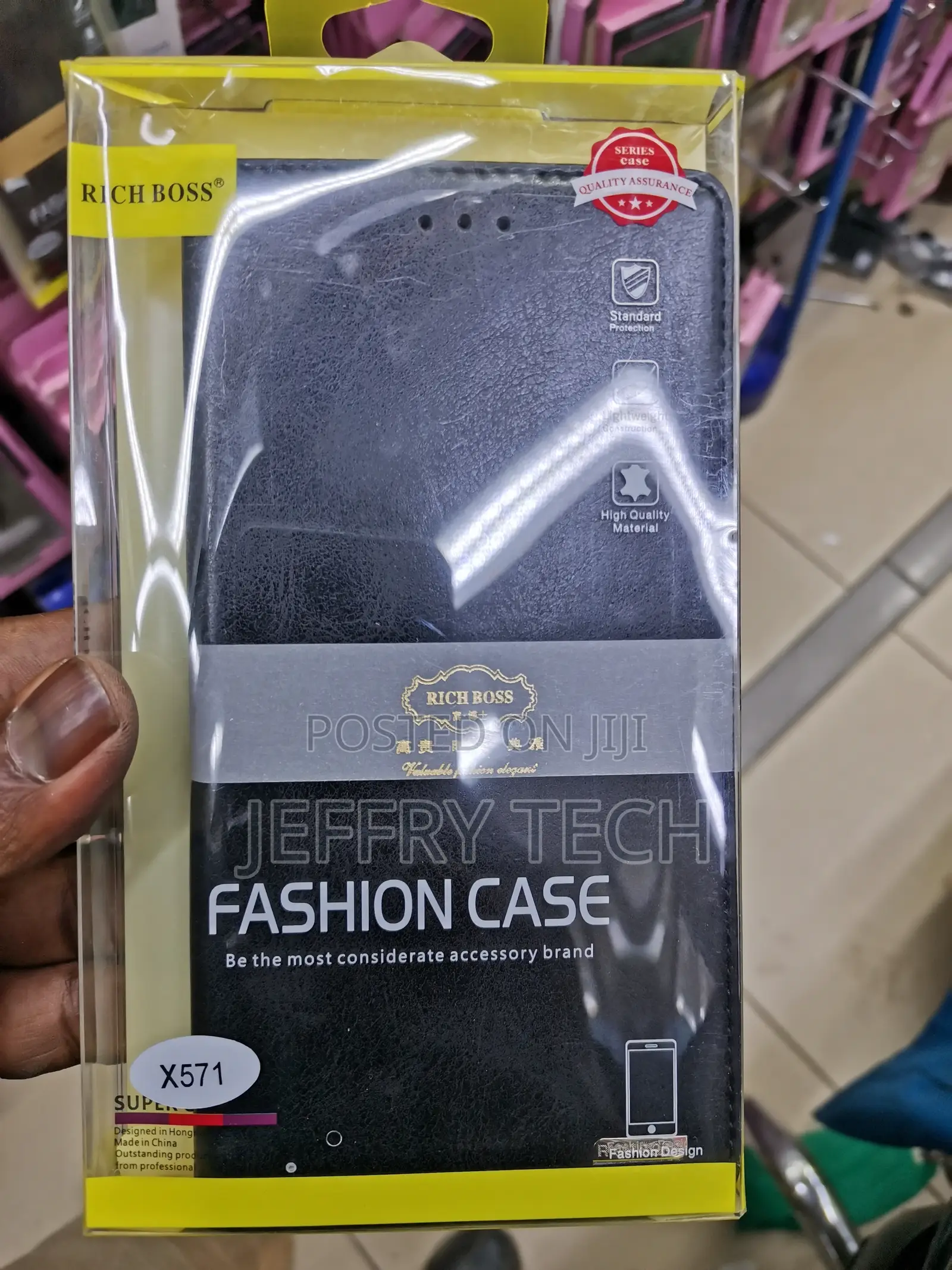 Universal Leather Infinix Note 4 Pro X571 Case -Black