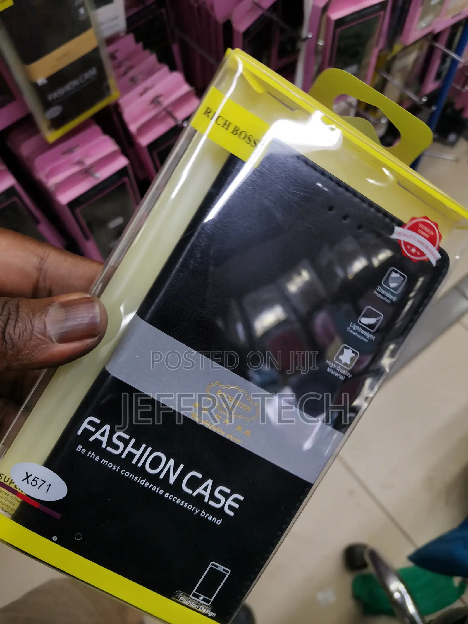 Universal Leather Infinix Note 4 Pro X571 Case -Black