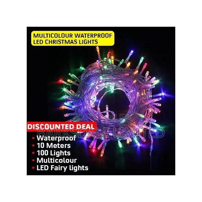 Multicolor Christmas String Lights RGB 10M LED Xmas Fairy