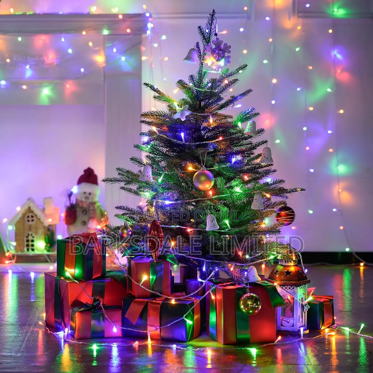 Multicolor Christmas String Lights RGB 10M LED Xmas Fairy