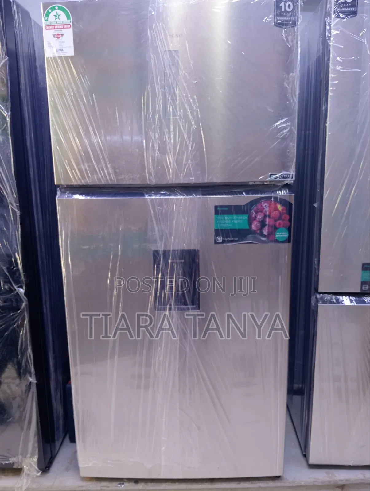 Hisense 510L Fridge-Ref510dr Double Door Fridge