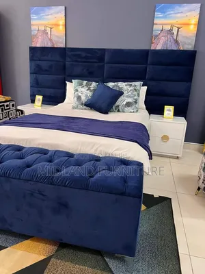 Modern Beds With Overlapping Headboard