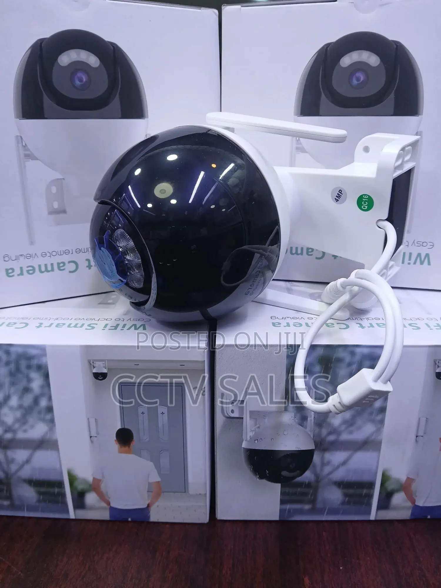 5mp ICSEE Wifi/Lan Connectivity Smart Camera PTZ