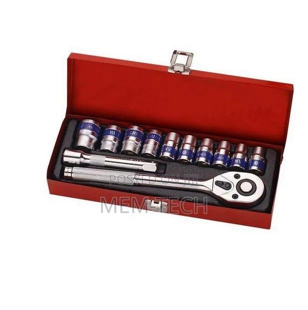 MLG 12pcs Ratchet Socket Spanner Set - main view