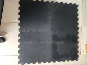 Interlocking Gym Rubber Tiles. 500mm by 500mm