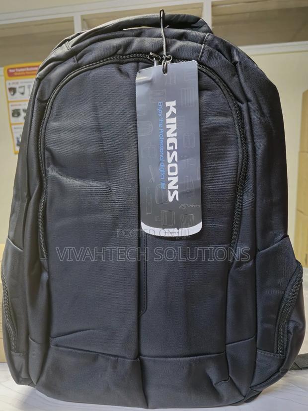 Kingsons KS3027W 15.6′′ Black Laptop BACK Backpack - thumbnail 3