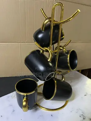 6pcs Classic Ceramic Mugs { Tea/Coffee }
