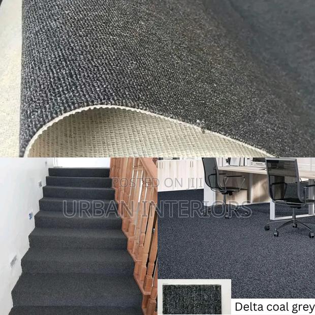 Office Carpets Grey Delta - main view