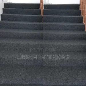 Staircase Grey Carpets 4mm
