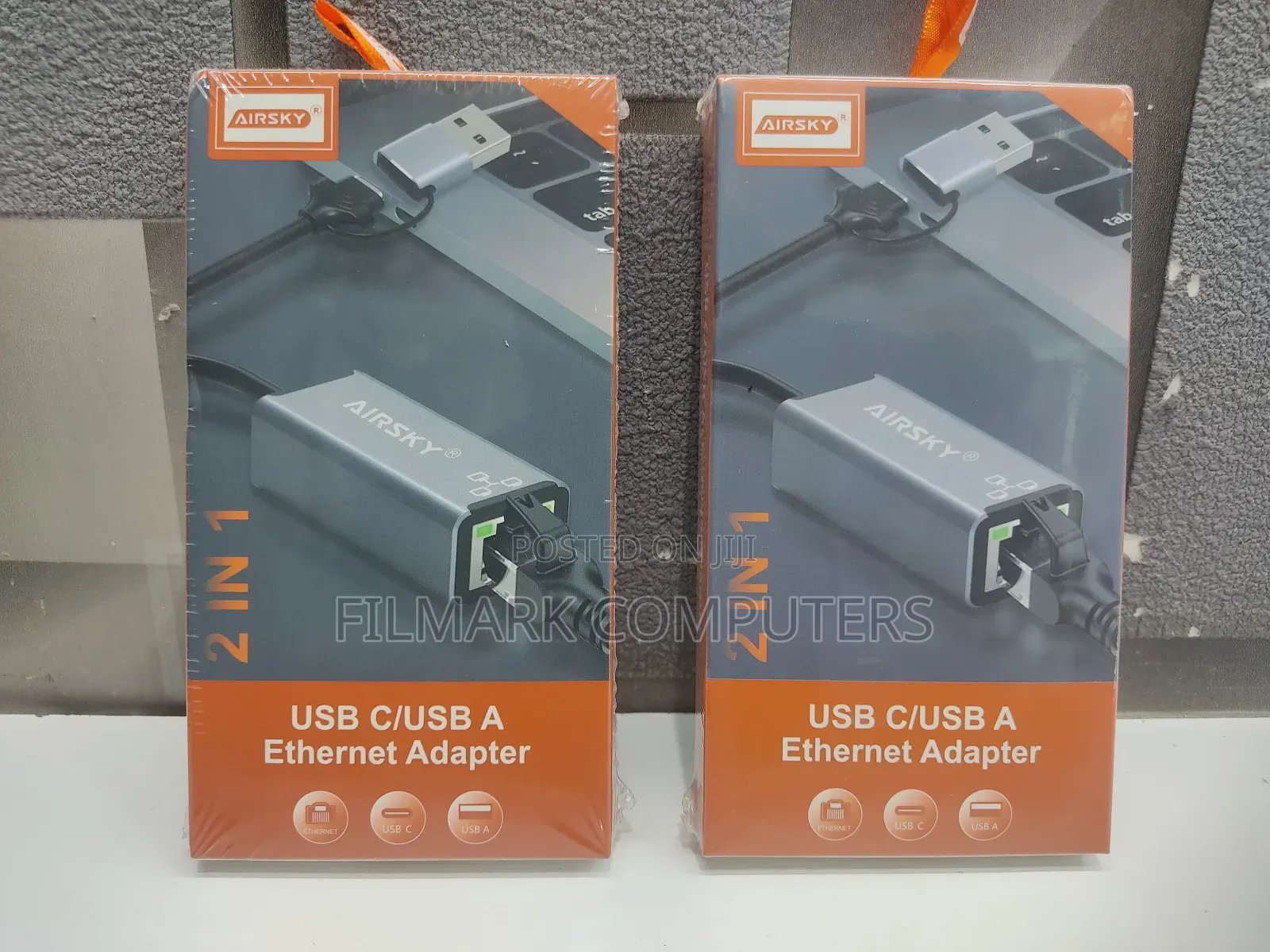 USB C/Usb a Ethernet Adapter 2 IN 1