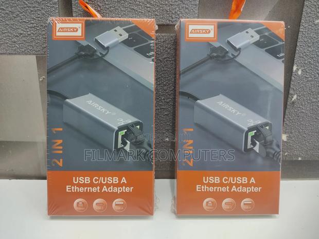 USB C/Usb a Ethernet Adapter 2 IN 1 - main view