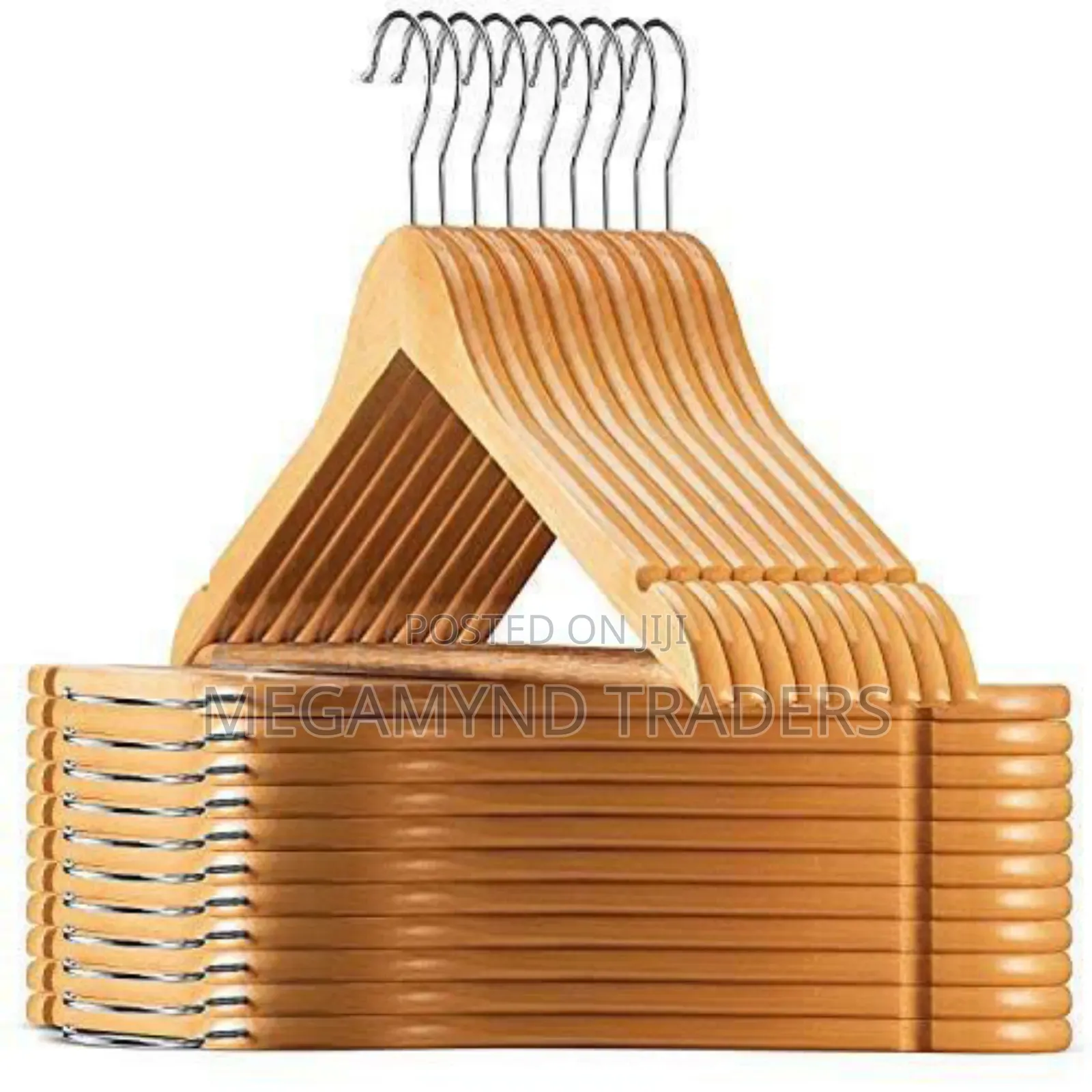 10pc Wooden Hangers/Suit Hangers