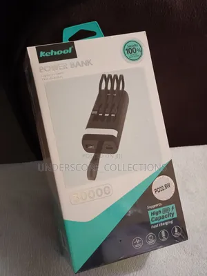 Black 30,000mah Powerbank for All Phones
