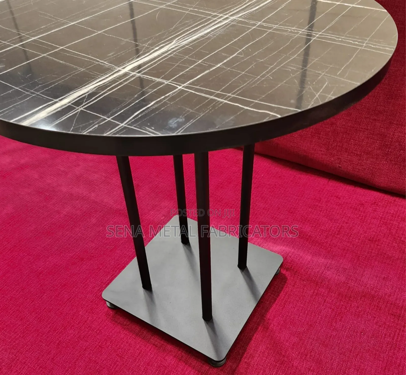 Heavy-Duty Metal Table Legs/Base Tops Are Optional