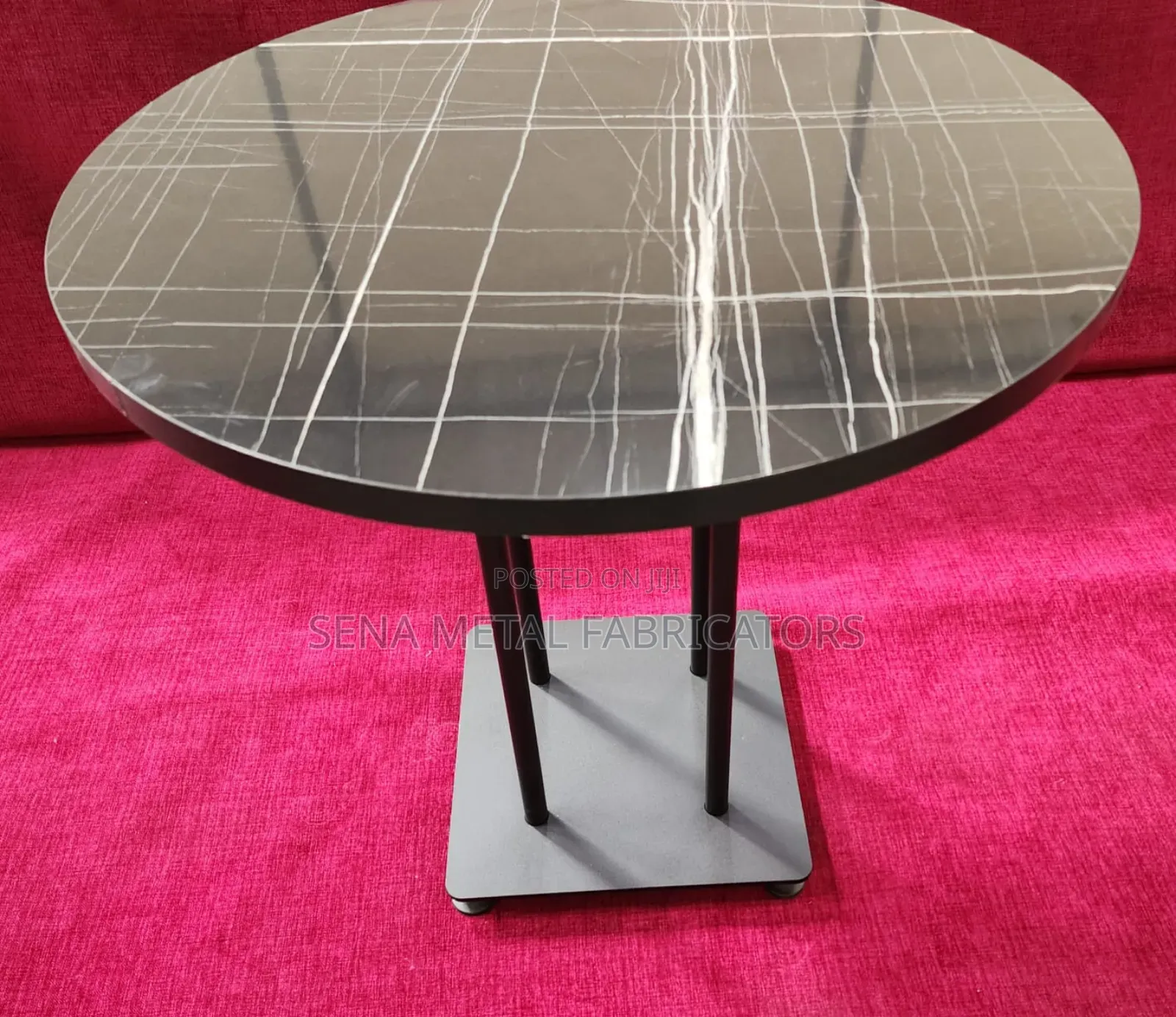 Heavy-Duty Metal Table Legs/Base Tops Are Optional