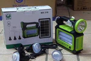 Solar Kit With Three Bulbs. - main view