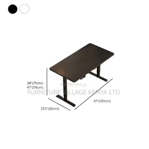 Electric Rectangular Adjustable Wooden Standing Desk