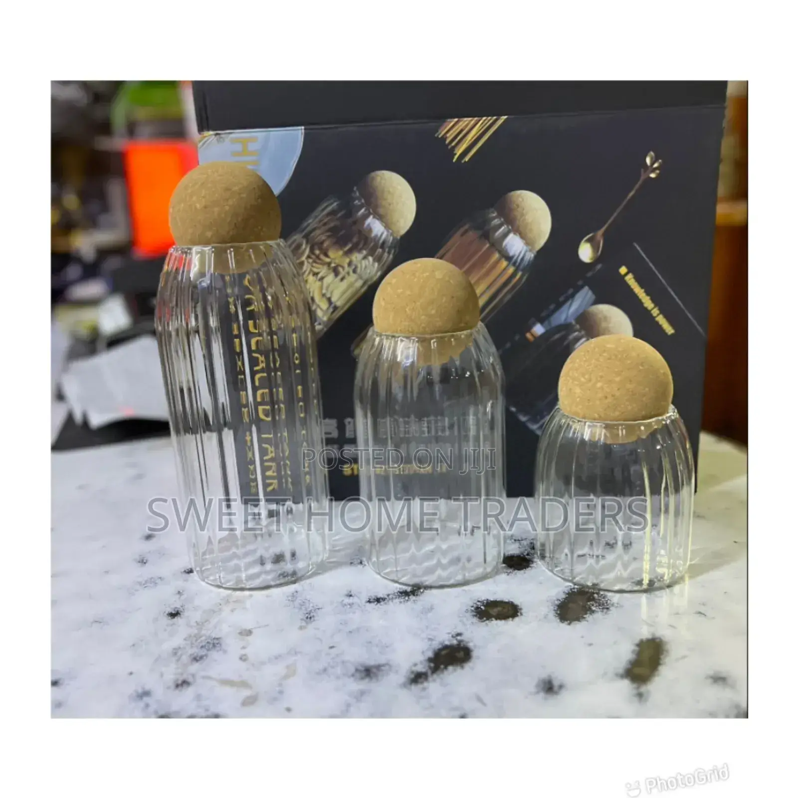 3 PCS Spaghetti Glass Vase