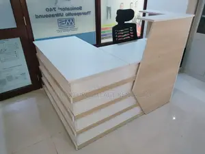 L-Shaped Executive Office Reception Desk