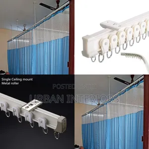 Aluminum Curtain Rails White