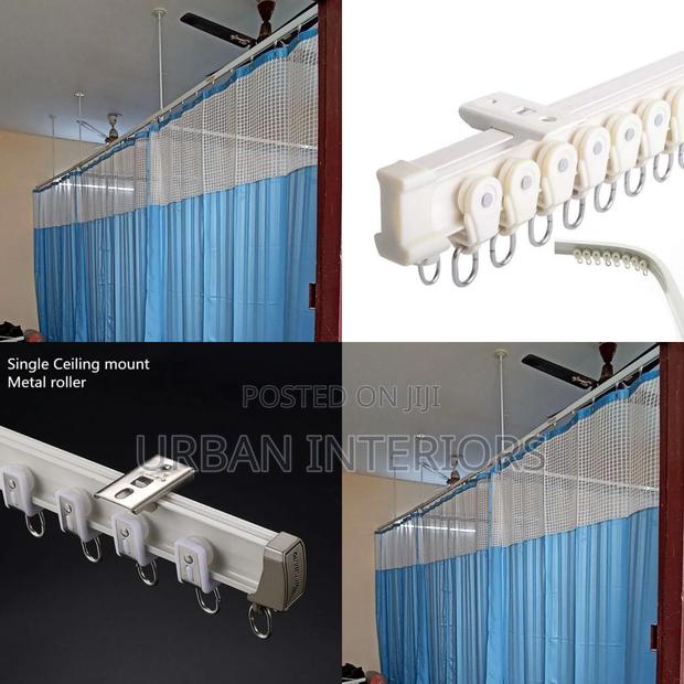 Aluminum Curtain Rails White