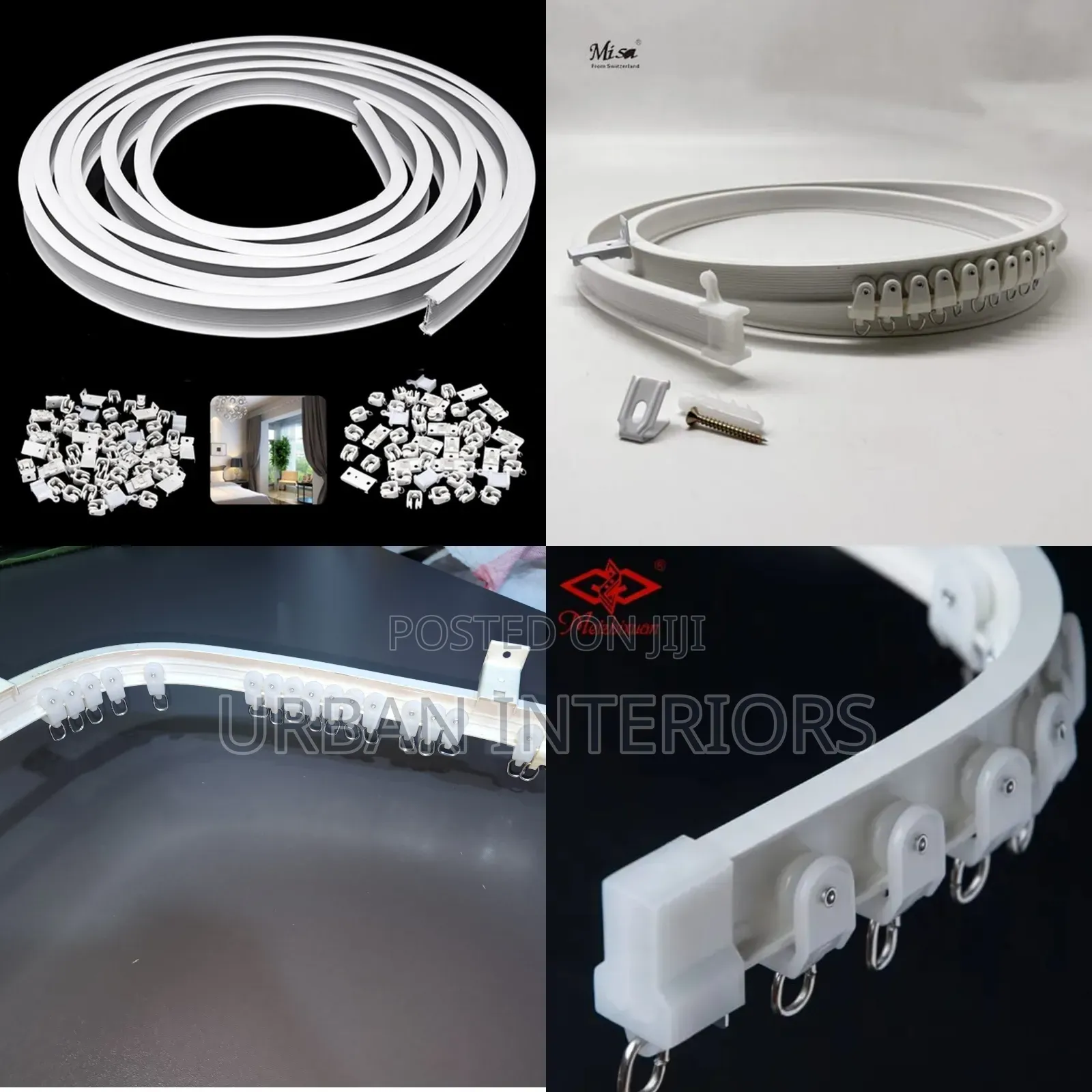 Aaluminum Bendable Rails With Runners