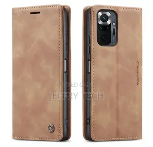 Xiaomi Redmi Note 10 Pro Retro Flip Leather Wallet Case Brow