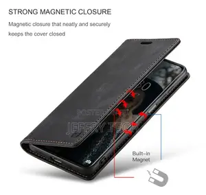 Xiaomi Mi 12 RFID Retro Flip Leather Wallet Case Black