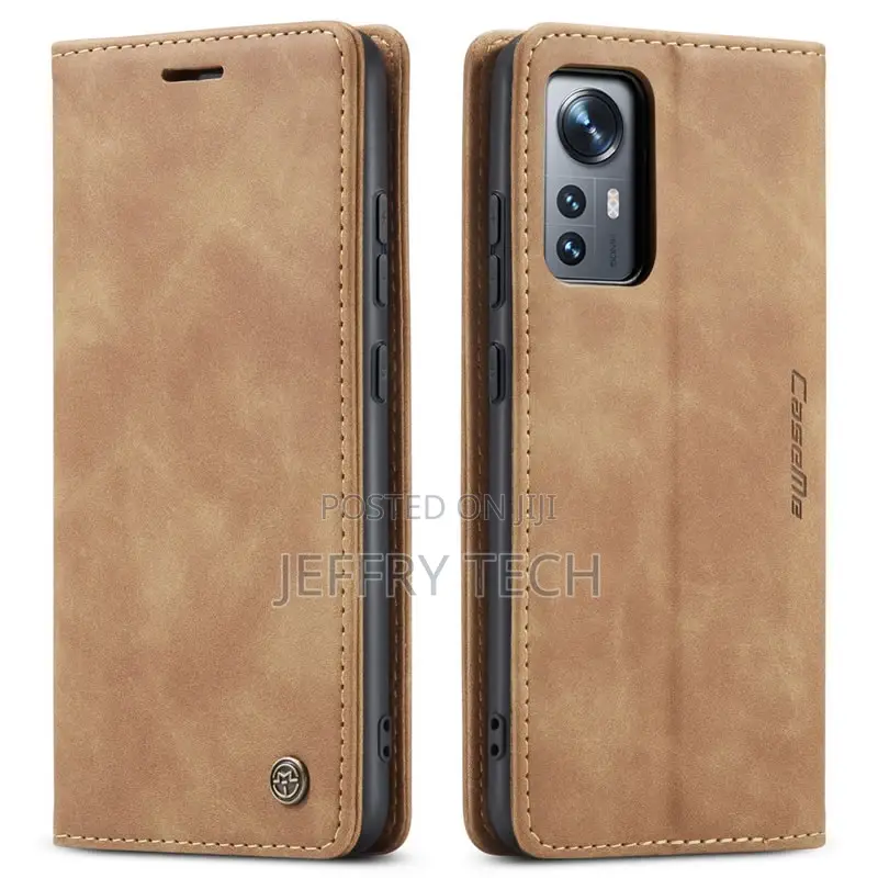Xiaomi Mi 12 Retro Flip Leather Wallet Case Brown