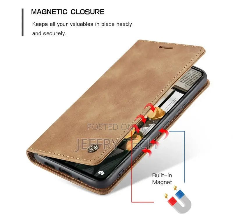 Xiaomi Mi 12 Retro Flip Leather Wallet Case Brown