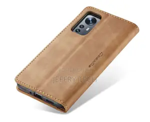 Xiaomi Mi 12 Retro Flip Leather Wallet Case Brown