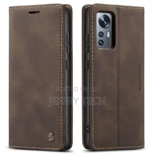 Xiaomi Mi 12 Retro Flip Leather Wallet Case Coffee