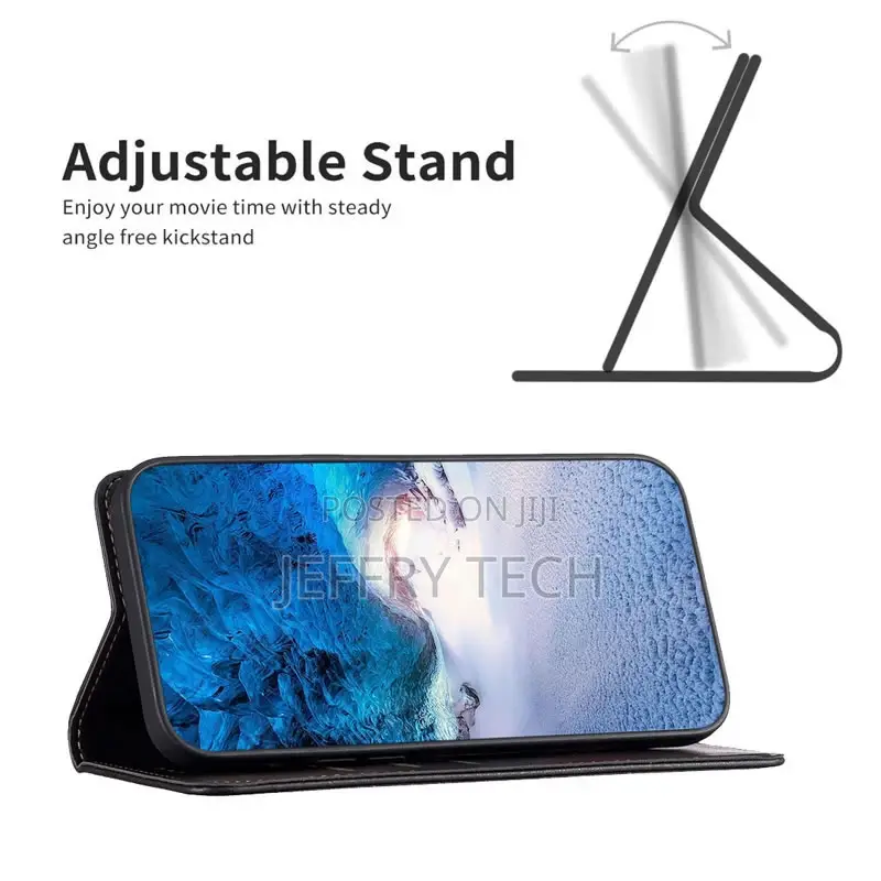 Xiaomi Redmi A3 Premium PU Leather Flip Wallet Case With Mag
