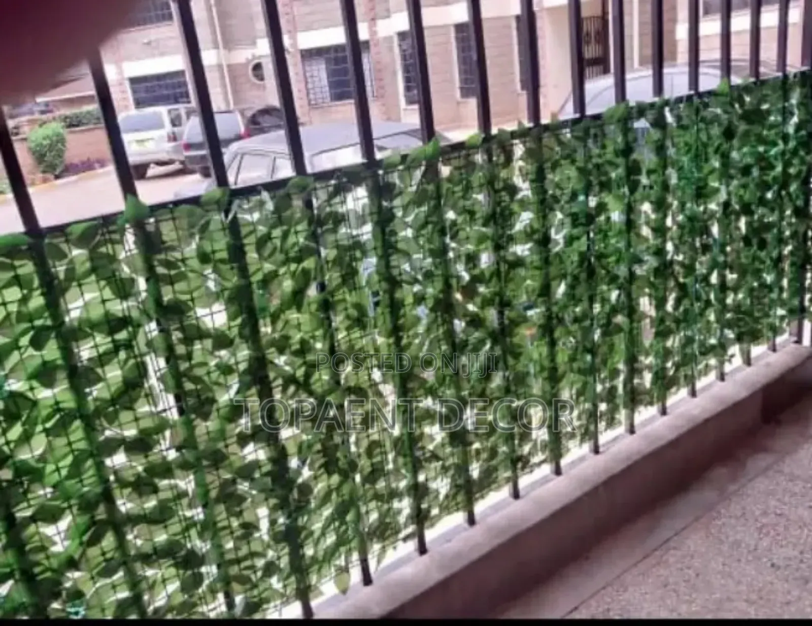 Apartment Balcony Green Privacy Fence