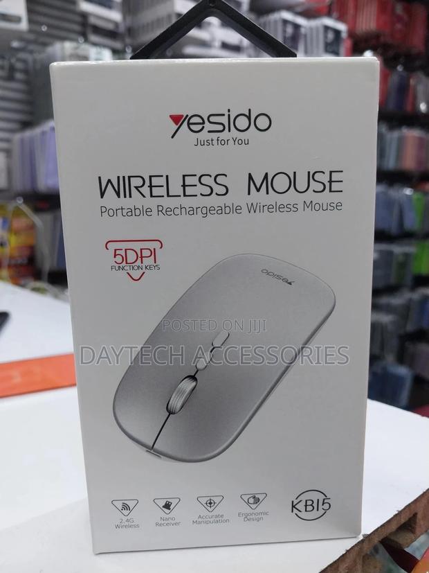 Yesido 2.4g Wireless Mouse, Ergonomic Design Streamlined - thumbnail 2