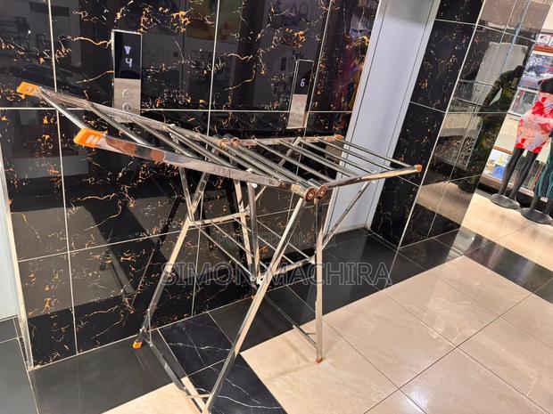 Metallic Clothes Rack - main view