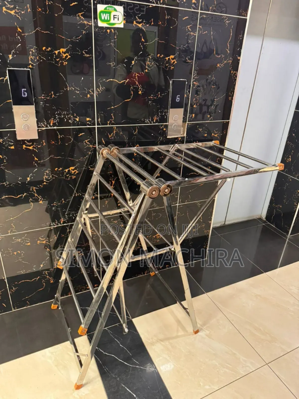 Foldable Metallic Outdoor Cloth Drying Rack