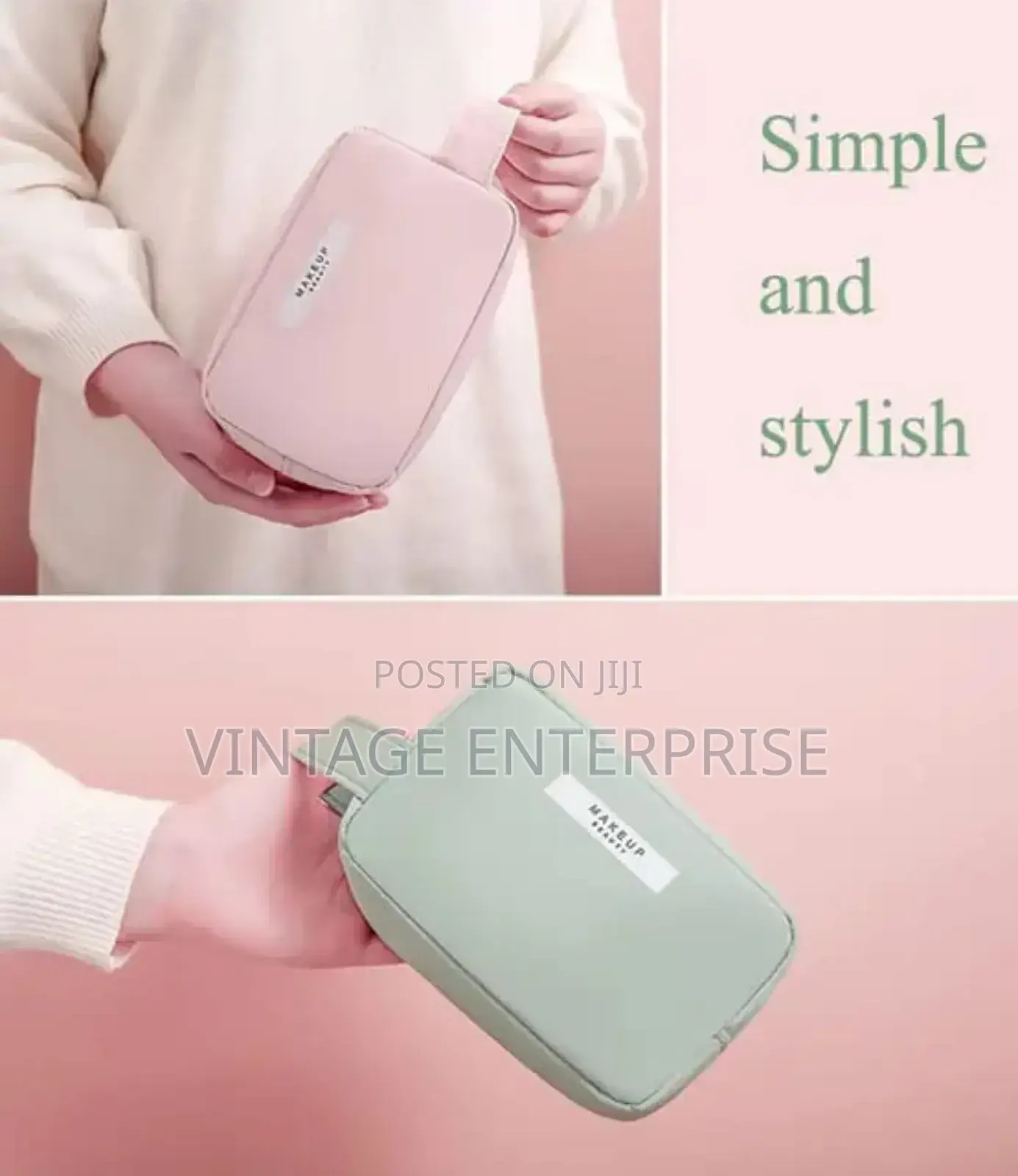 Small Travel Makeup /Cosmetic Pouch Waterproof Bag for Women