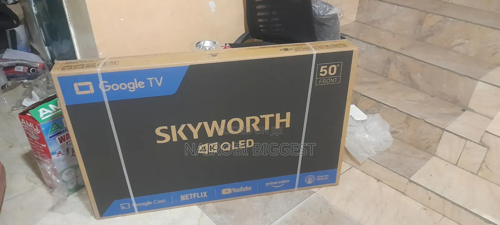 Skyworth 50" Qled Smart Frameless Google Television