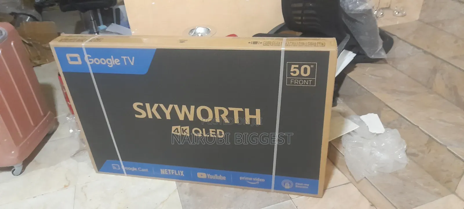 Skyworth 50" Qled Smart Frameless Google Television