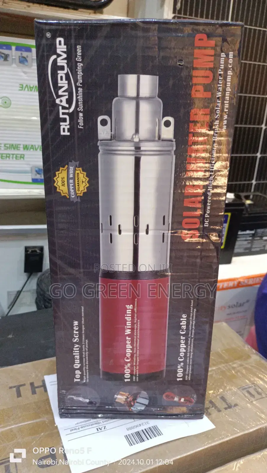 Submissive Solar Water Pump 50m